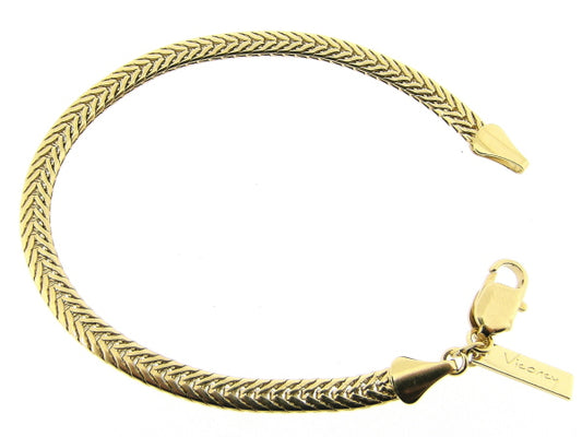 Gouden cocktail slangen armband