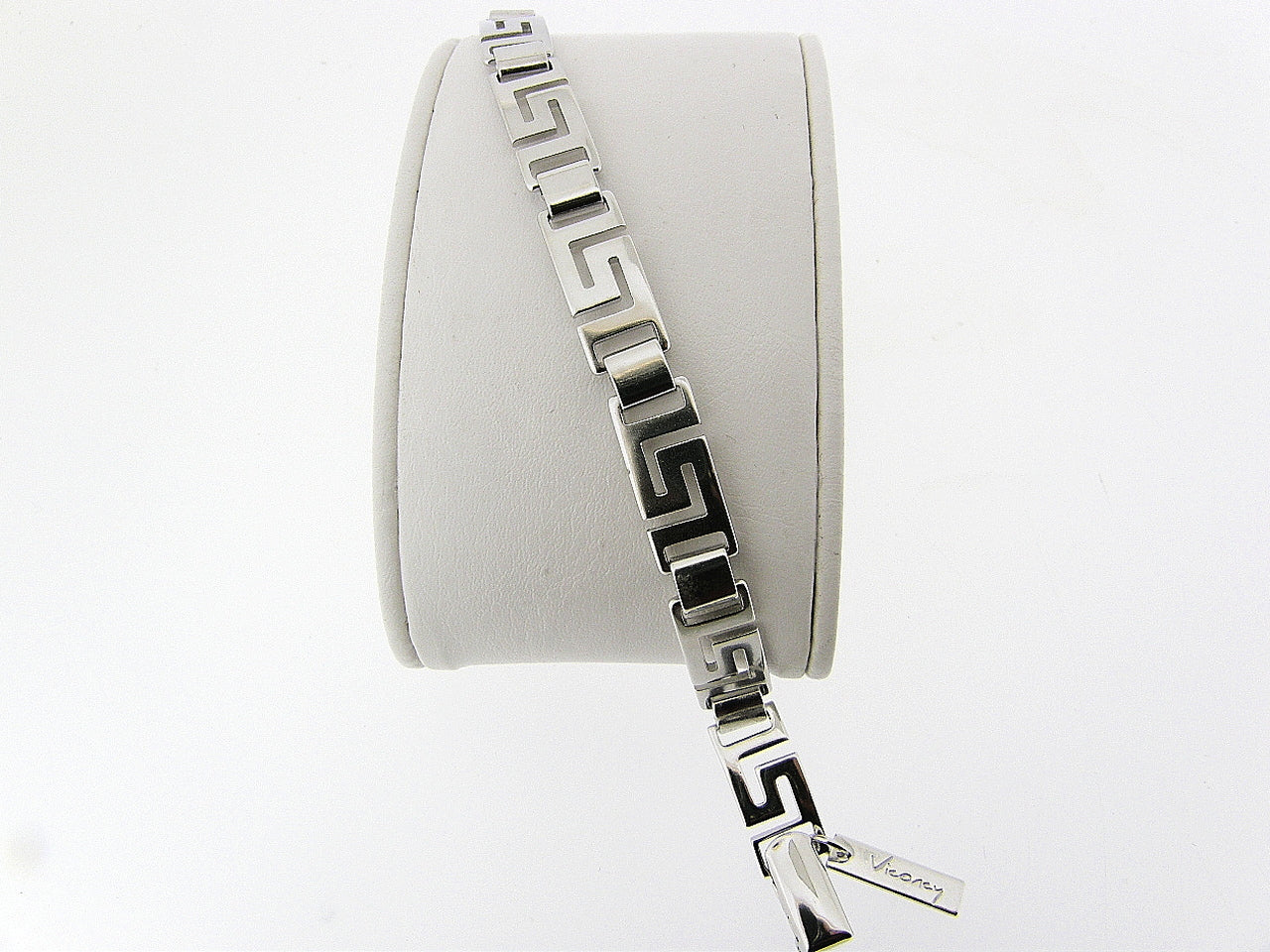 Zilveren armband met Griekse brede schakels