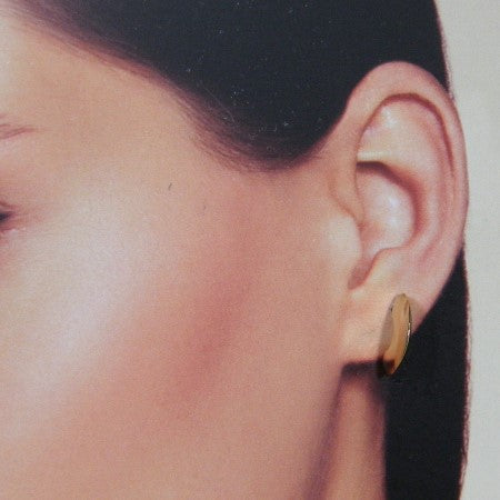 Gouden Gipsy creool oorsteker halve maan