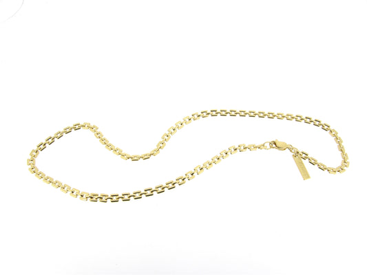 Gouden Franse Collier met vierkante schakeltjes small