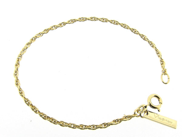 Gouden koord armbandje