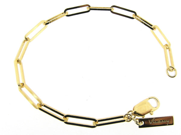 Gouden schakel armband