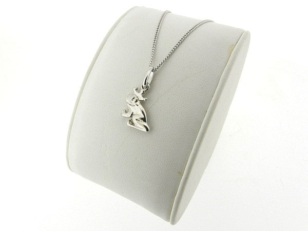 Zilveren hangertje met dunne gourmet ketting pendant Prins kikker