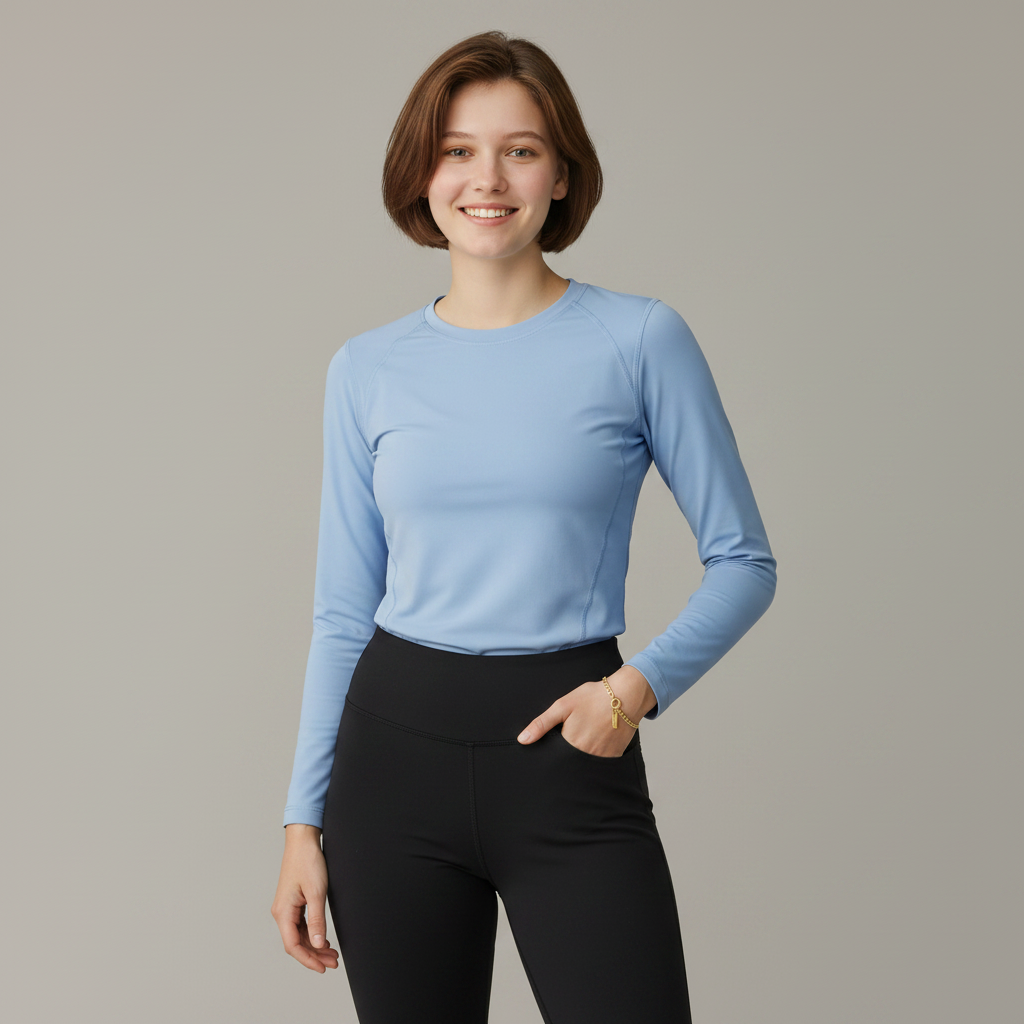 mijnsieradenshop.com gouden gourmet schakelarmband met diamantgeslepen afwerking, gedragen door een vrouw in een lichtblauwe longsleeve.