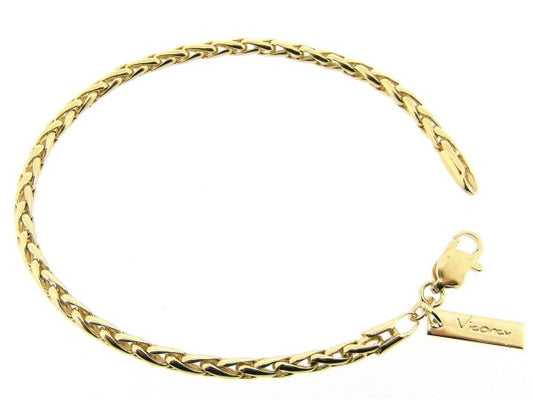 Gouden slangen armbandje