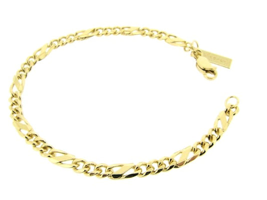 Figaro gouden armband