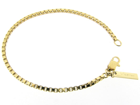 Gouden armbandje met Venetiaanse schakeltjes